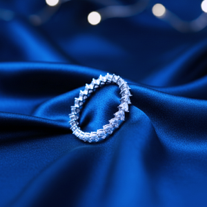 Nhẫn đính đá tròn