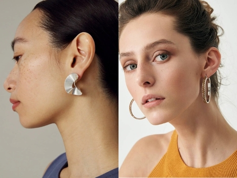 Xu hướng Big Metal: Sành điệu cùng trang sức bạc bản to